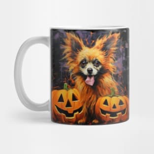 Cute Spitz Halloween Mug